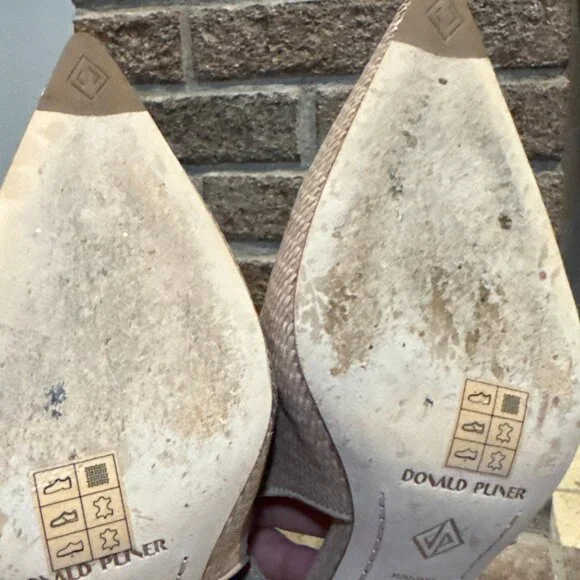 Donald Pliner Elliemay Nylon Mesh Leather Lining Slingback - Picture 10 of 10